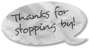 Thanks for stopping by.